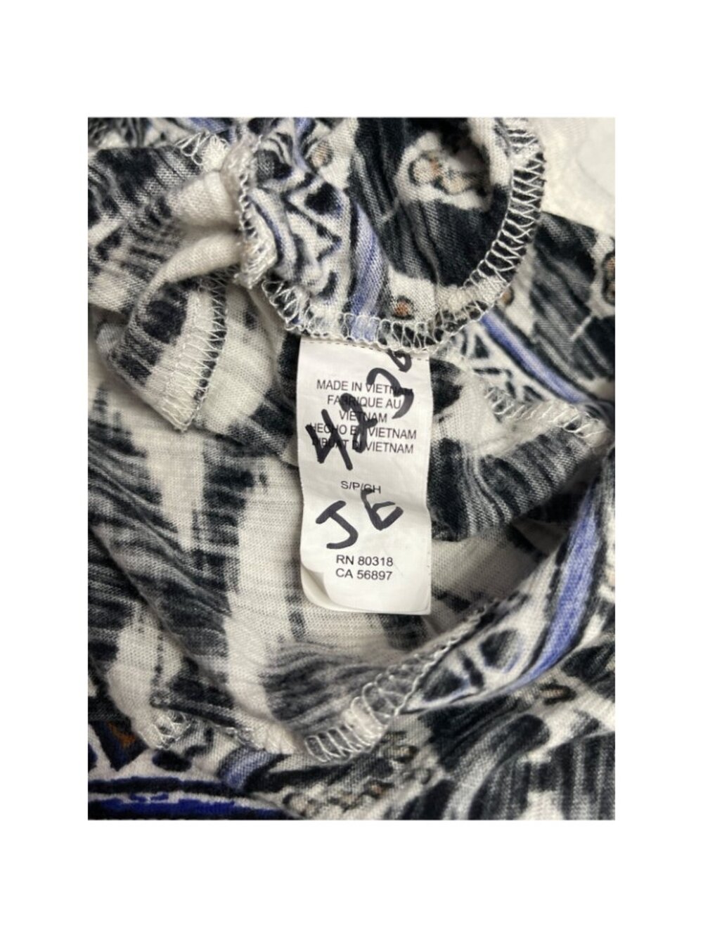 Lucky Brand Boho Popover Top Blouse V Neck Size Small - Picture 5 of 6